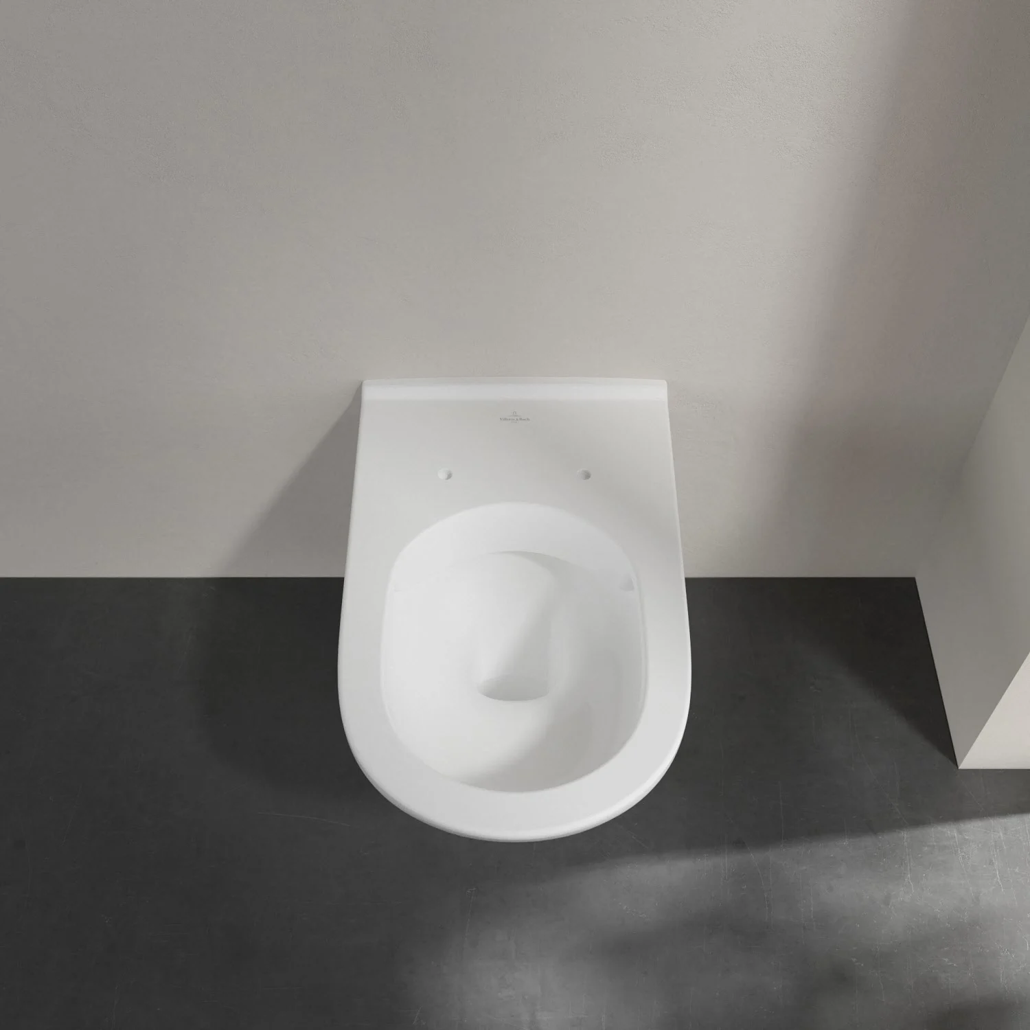 Toaleta wisząca z góry w łazience, Villeroy & Boch