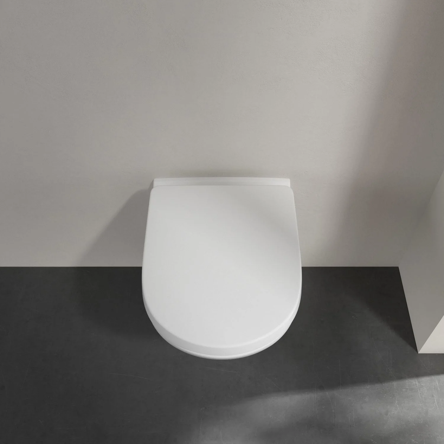 Toaleta wisząca z góry w łazience, Villeroy & Boch
