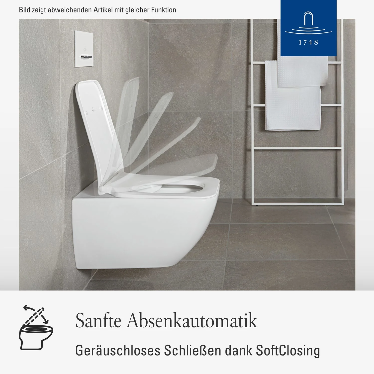 Villeroy & Boch Subway 2.0/3.0 WC-Sitz Slimseat mit Softclose Bild 5