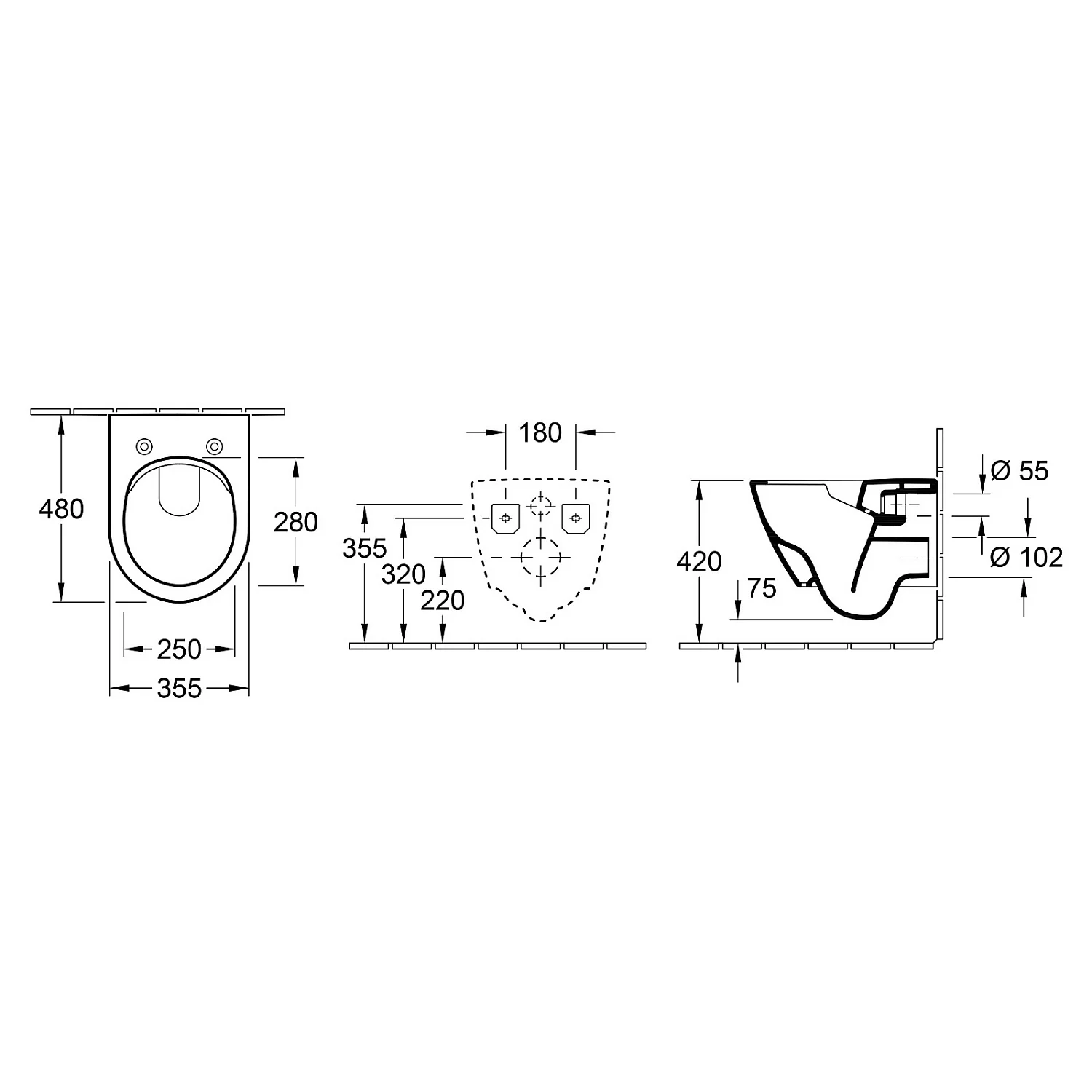 Villeroy & Boch Subway 2.0 Tiefspülklosett Compact, DirectFlush Bild 5