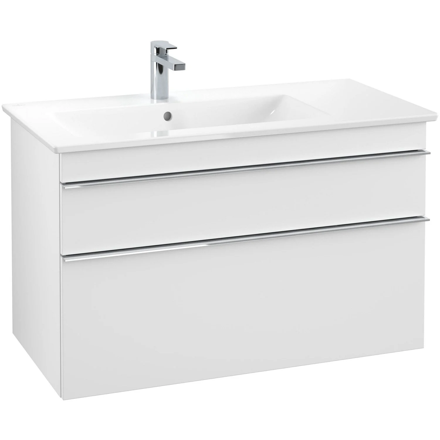 Villeroy & Boch Venticello Waschtischunterschrank 95,3 x 59 cm, 2 Auszüge, für Waschbecken links Bild 2