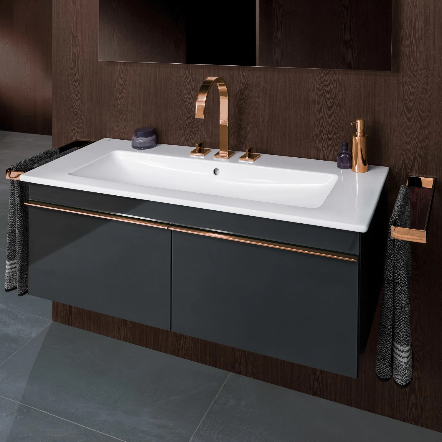 Villeroy & Boch Venticello Schrankwaschtisch 120 x 50 cm, mit 1 Hahnloch, mit Überlauf Bild 8