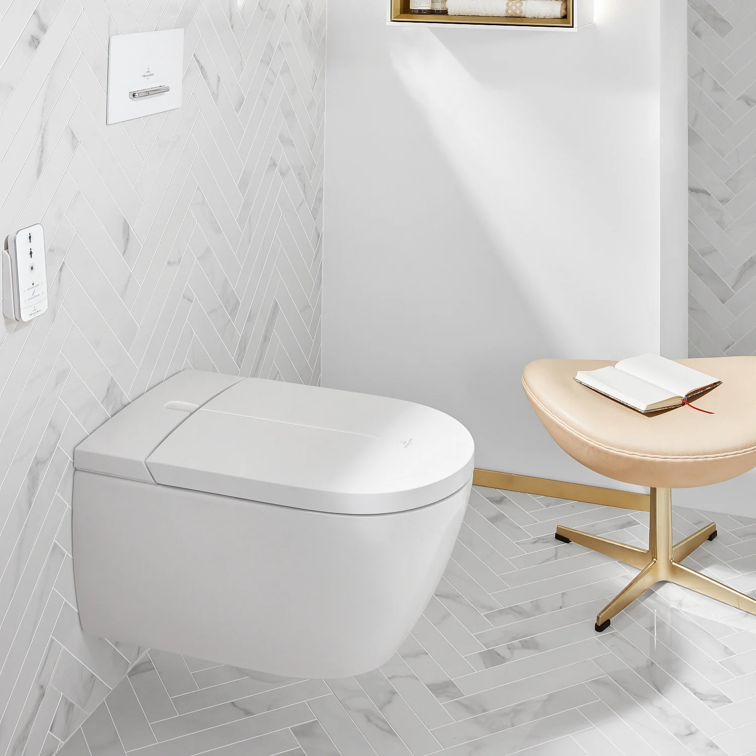 Villeroy & Boch ViClean-I100 Dusch-WC spülrandlos Bild 8