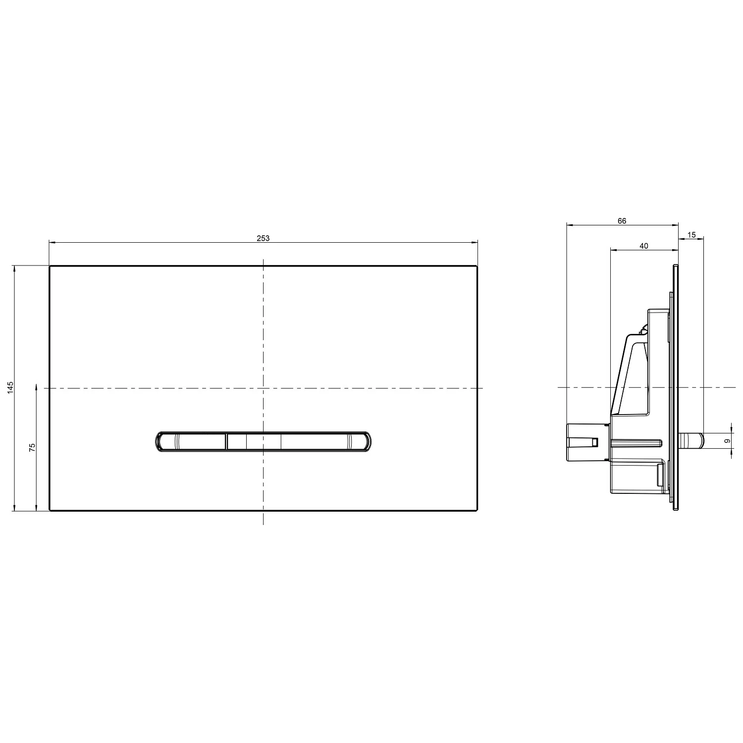 Villeroy & Boch Viconnect Betätigungsplatte 300G Bild 5