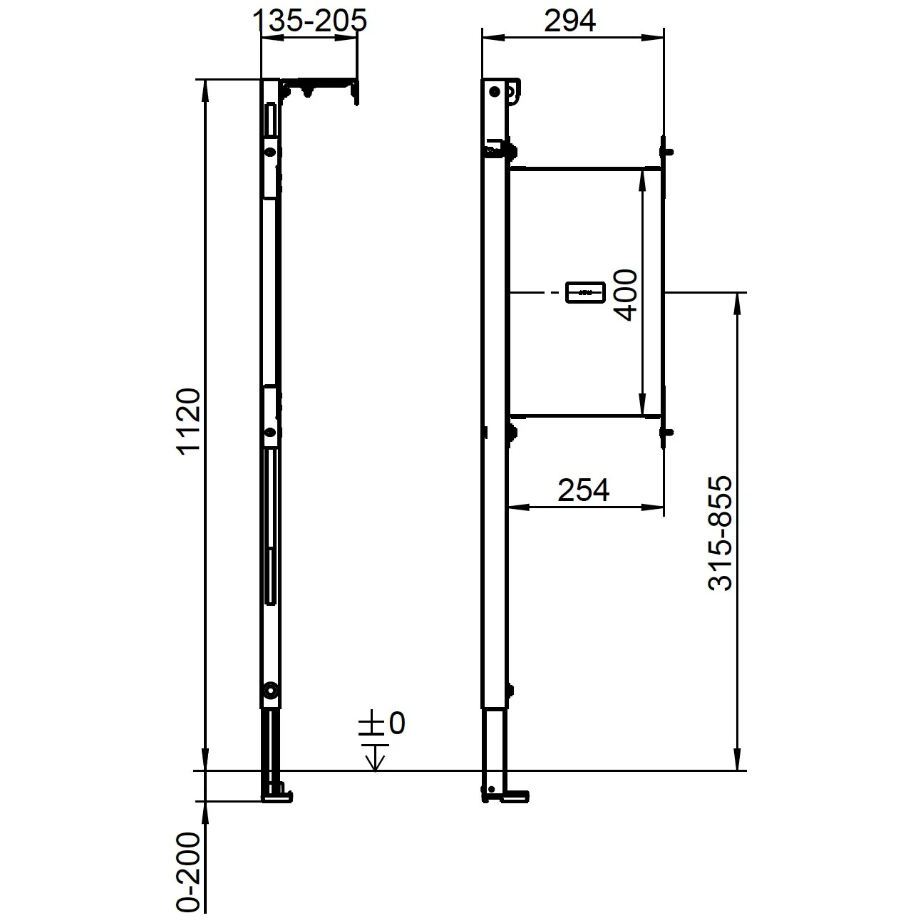 Villeroy & Boch Viconnect Befestigungselement für Haltegriffe, links Bild 3