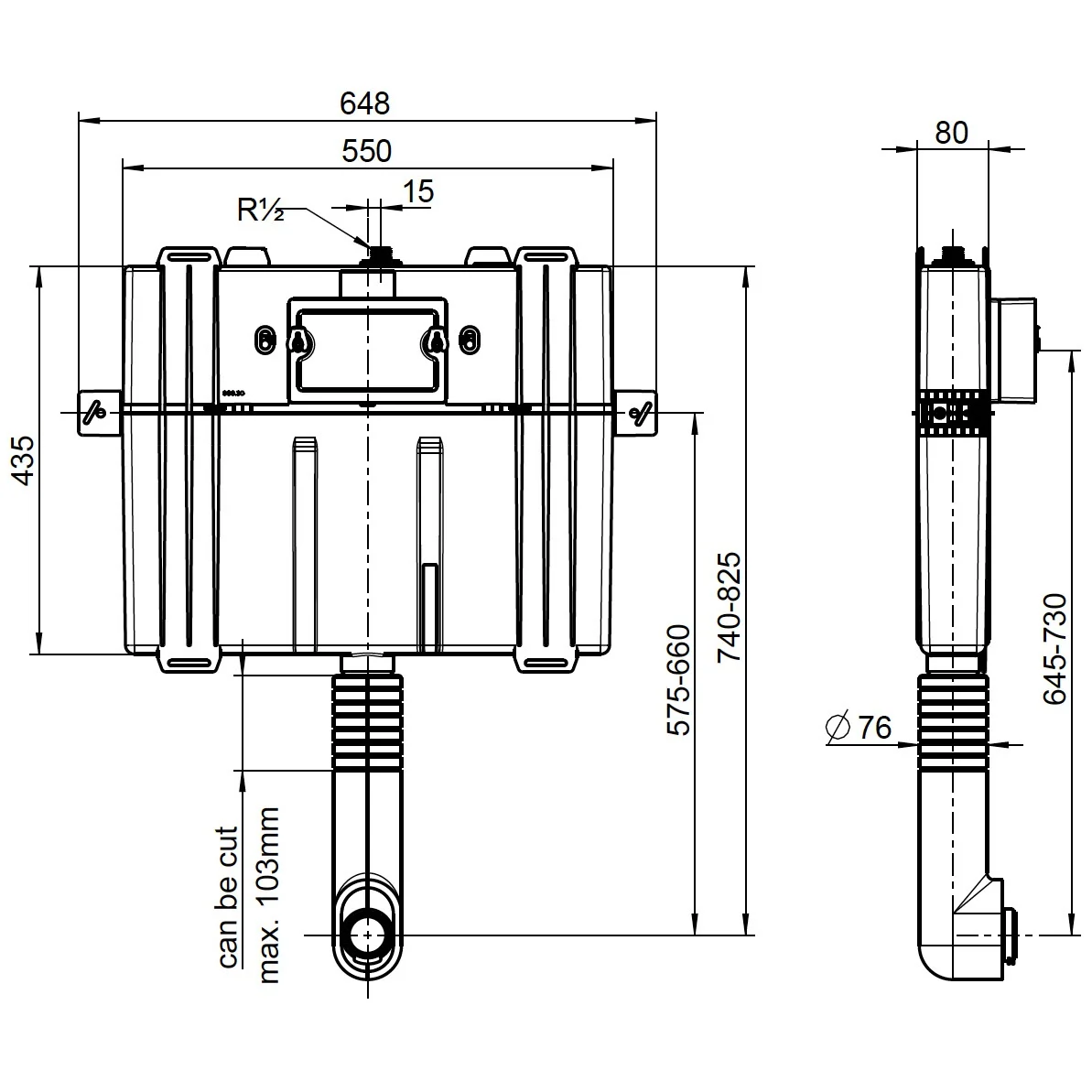 Villeroy & Boch ViConnect Compact Unterputz-Spülkasten Bild 2