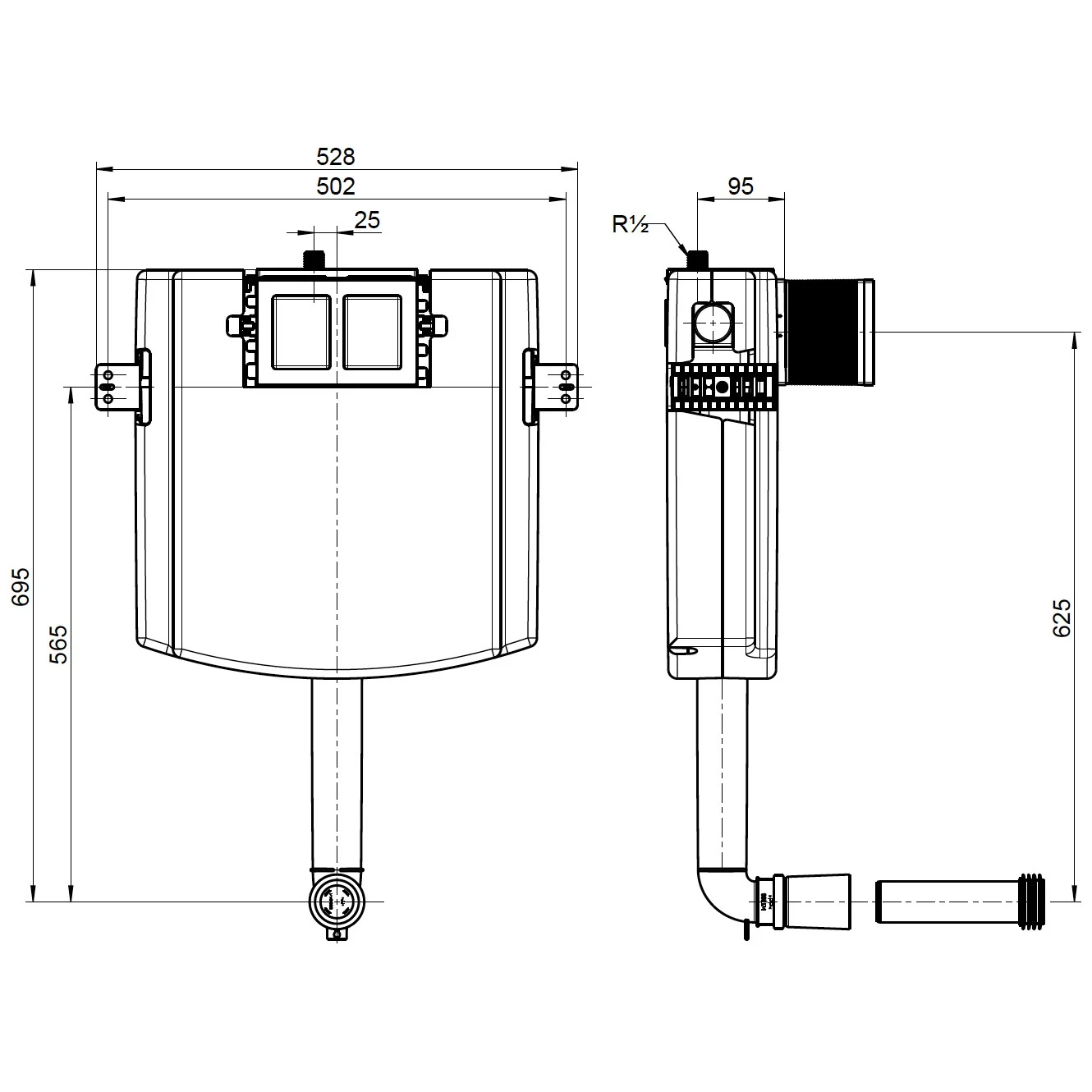 Villeroy & Boch Viconnect Unterputz-Spülkasten Bild 3