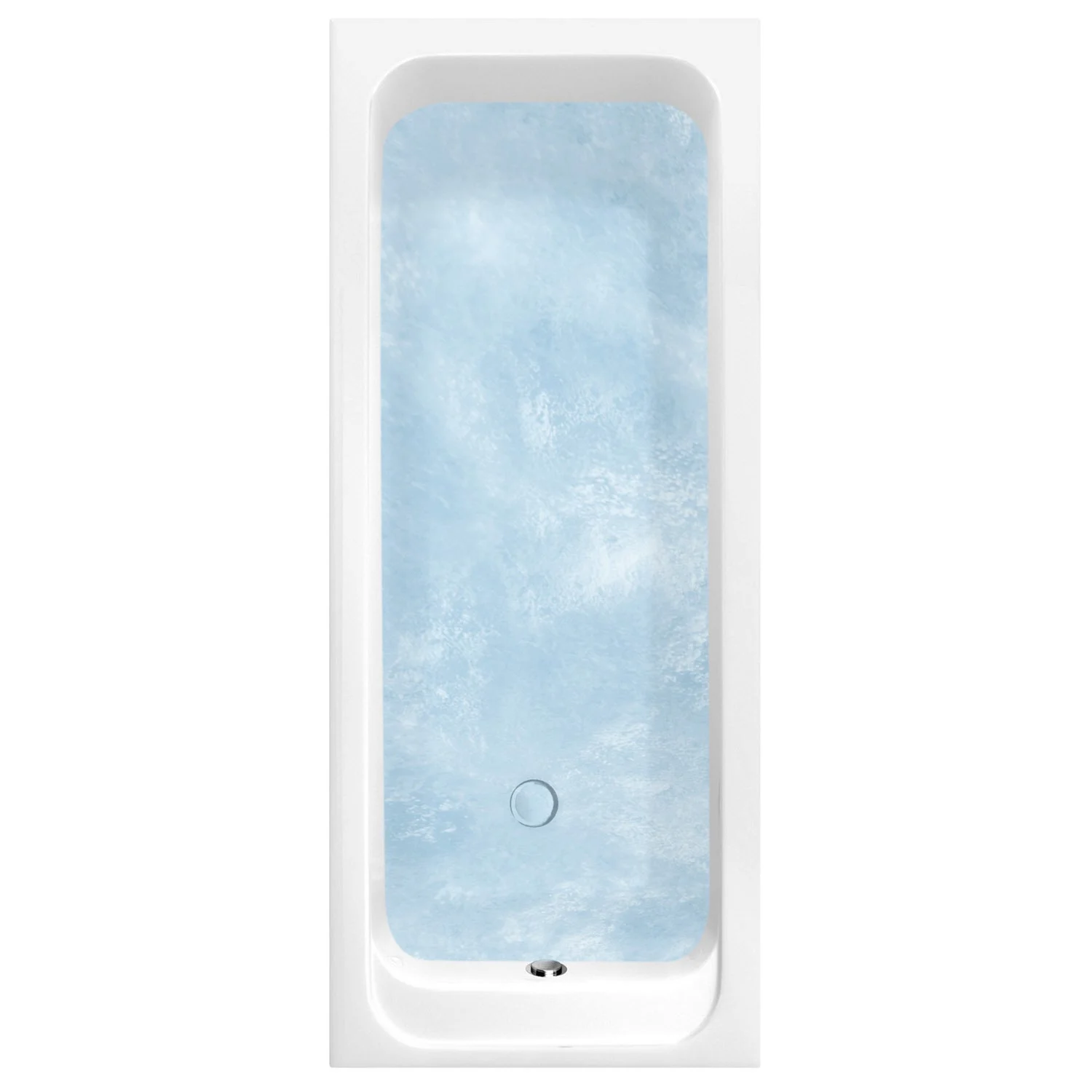 Villeroy & Boch Architectura Solo Badewanne 170 x 75 cm, Combipool Comfort, Technik Position 2, mit Trio Ablaufgarnitur Bild 2