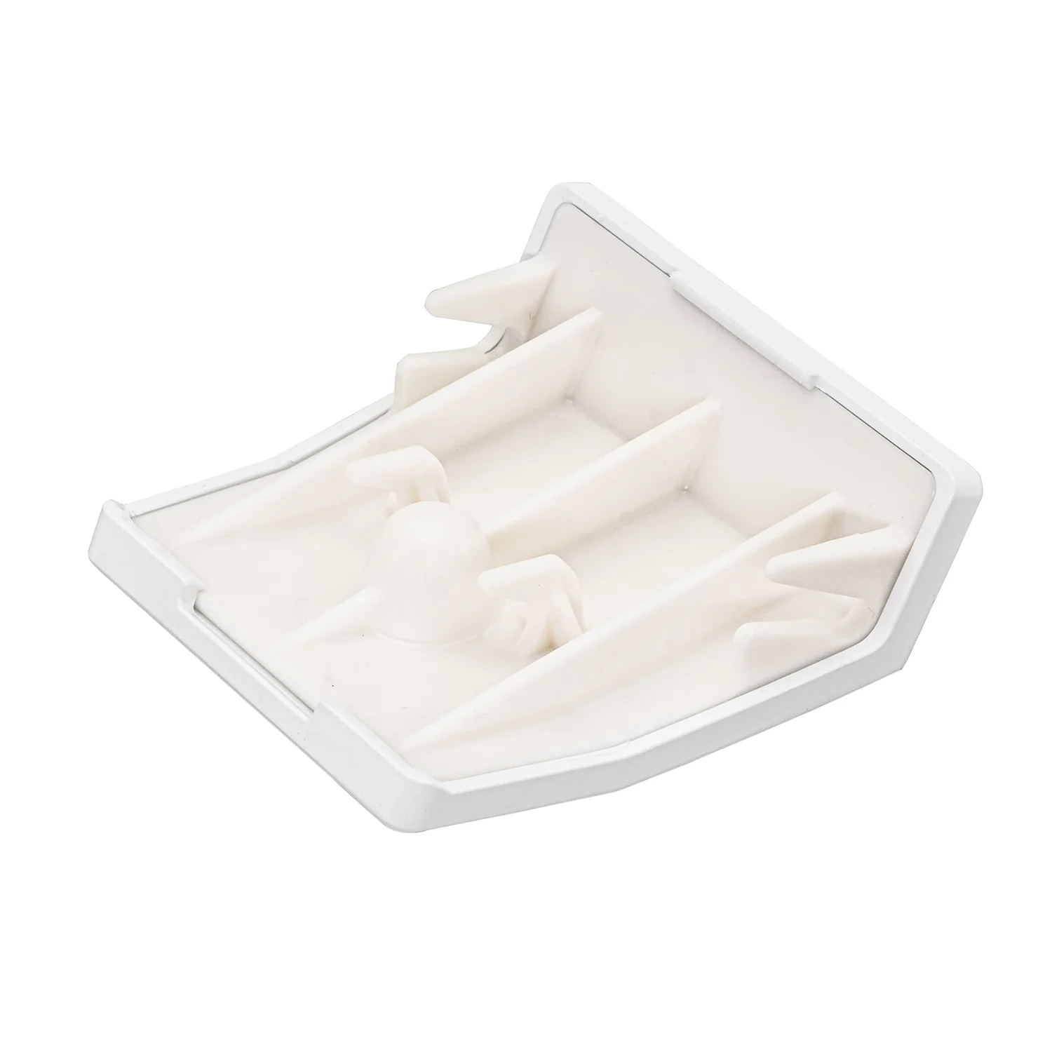 Biały uchwyt z tworzywa sztucznego z boku, Villeroy & Boch