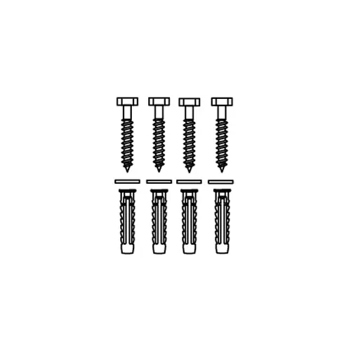 Pressalit Befestigungsmaterial 4er-Set