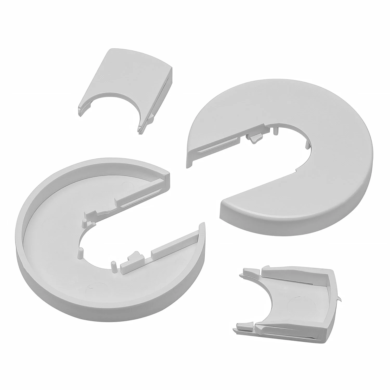 Zehnder Design Line Rosetten für Rohr Ø 15 mm