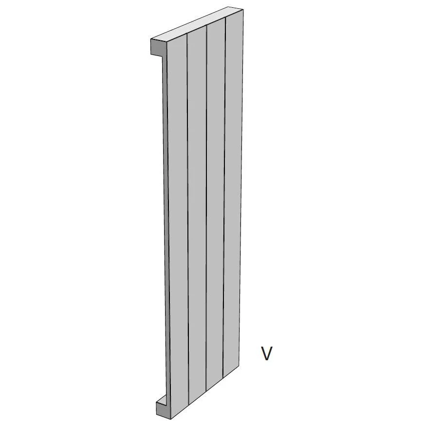 Zehnder Radiapanel Heizwand Vertikal 1-lagig 28 x 200 x 3,8 cm, Anschlussart 3570 Bild 4