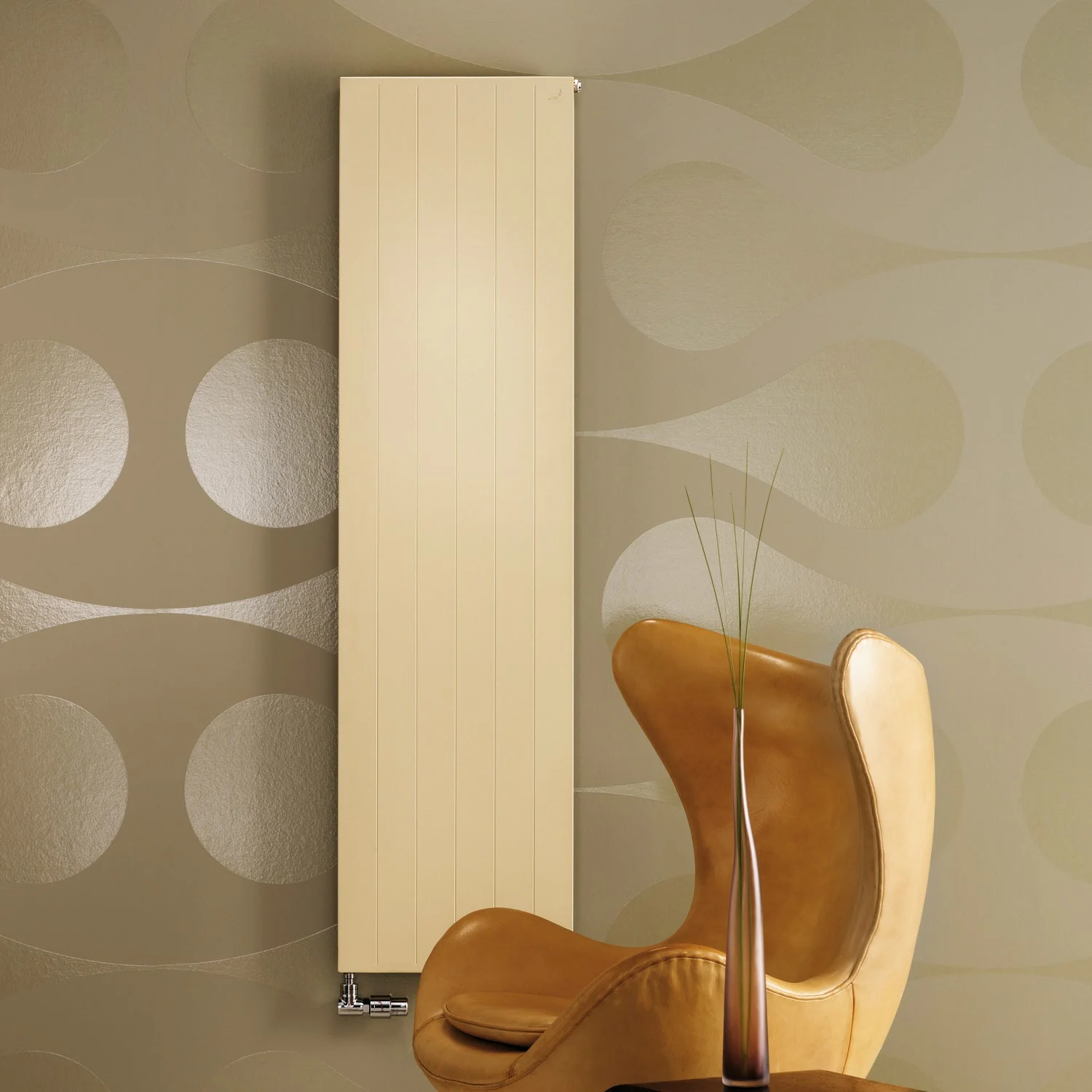 Zehnder Radiapanel Heizwand Vertikal 1-lagig 28 x 200 x 3,8 cm, Anschlussart 3570