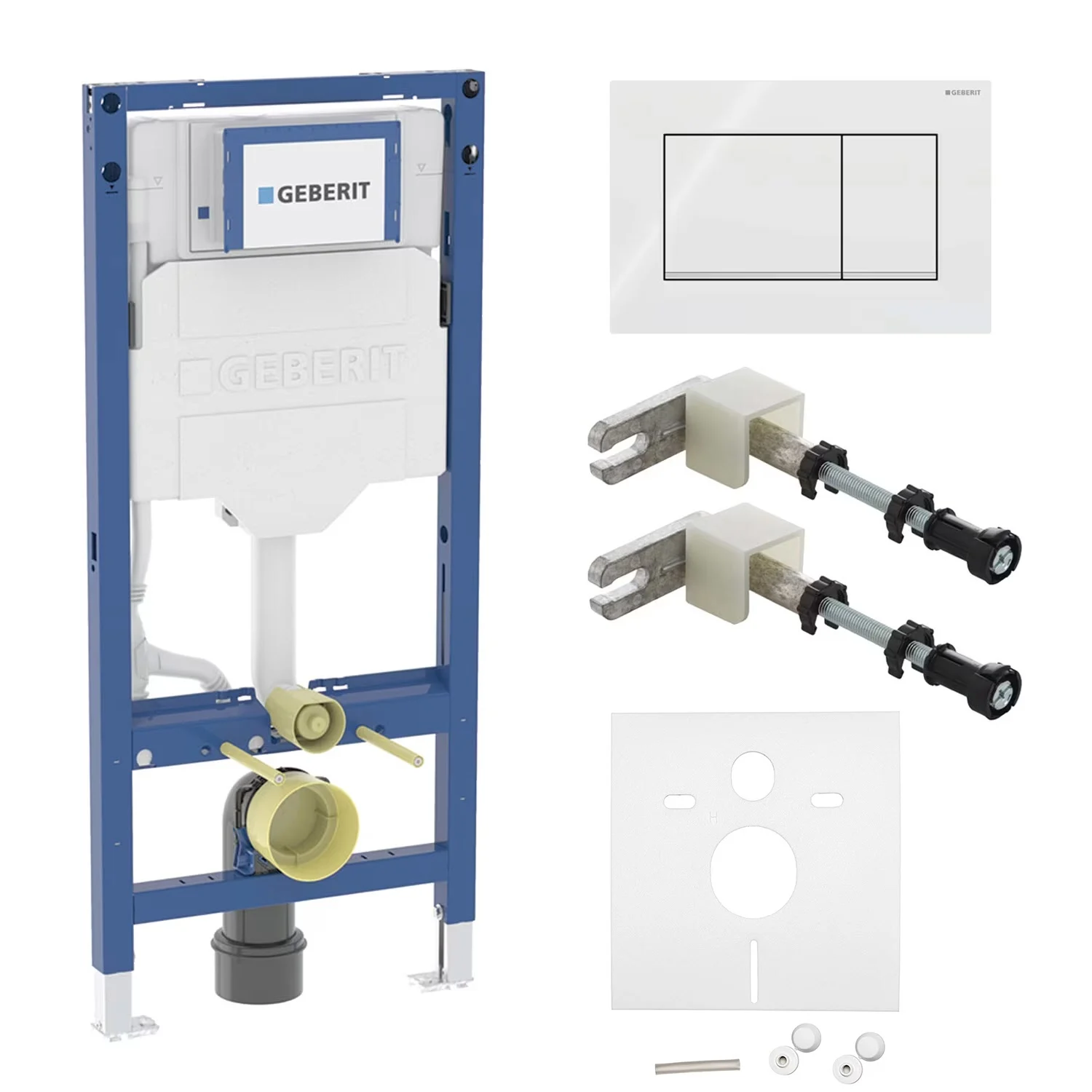 Element WC Geberit Duofix z akcesoriami, wycięty, Kronenbach