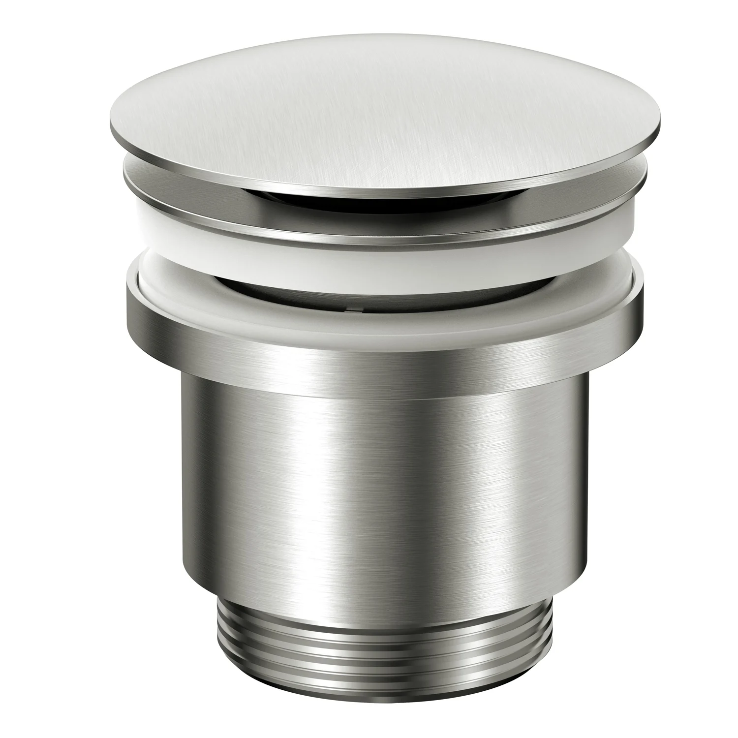 Herzbach LIVING PUSH Ablaufventil rund, mit/ohne Staufunktion