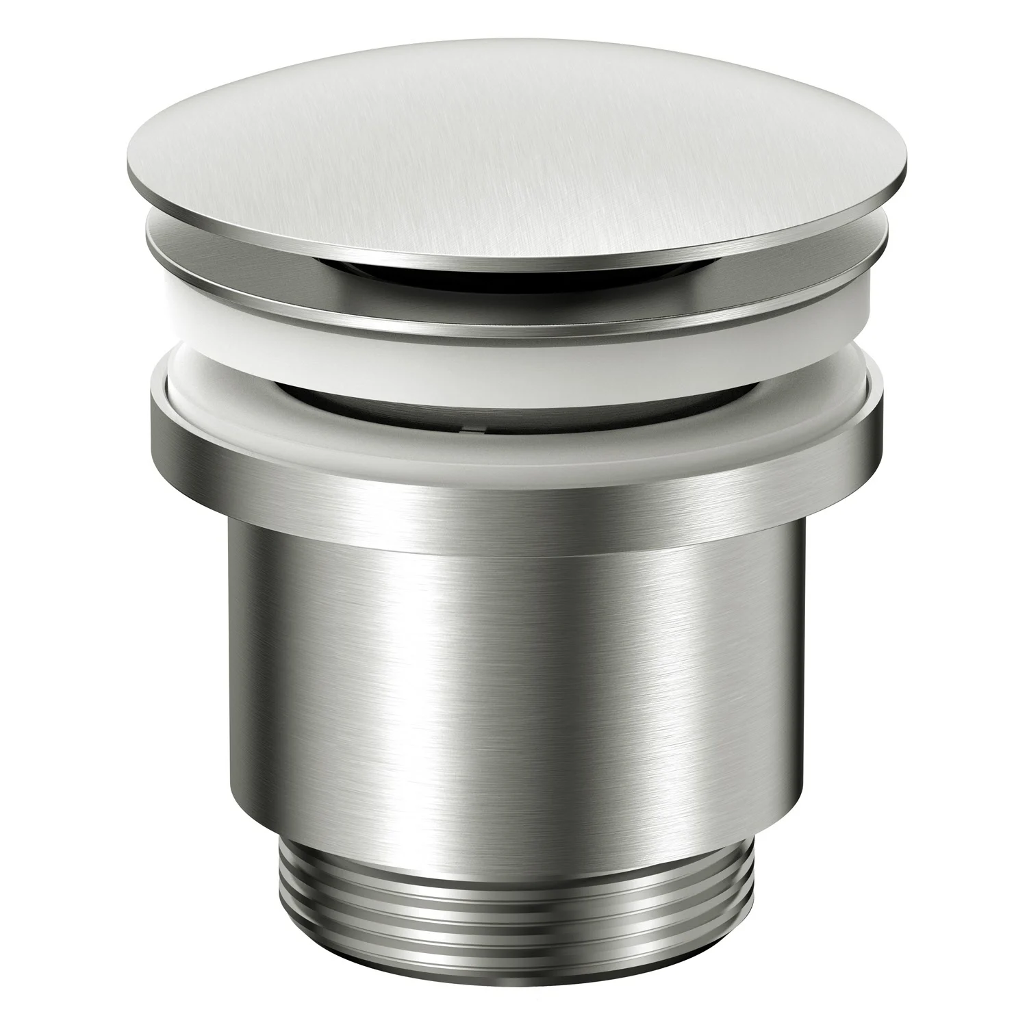Herzbach LIVING PUSH Ablaufventil rund, mit/ohne Staufunktion