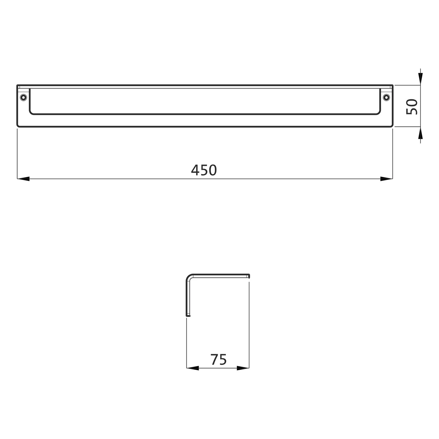 Herzbach LIVING Handtuchhalter 45 cm Bild 2