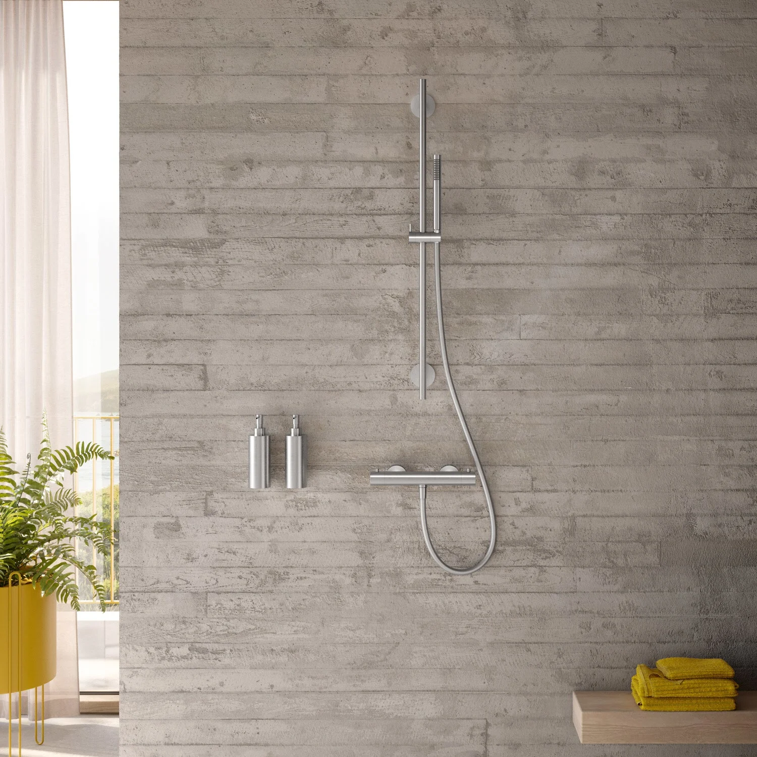 Herzbach LIVING SPA Brauseset 90 cm mit Stabhandbrause Bild 6