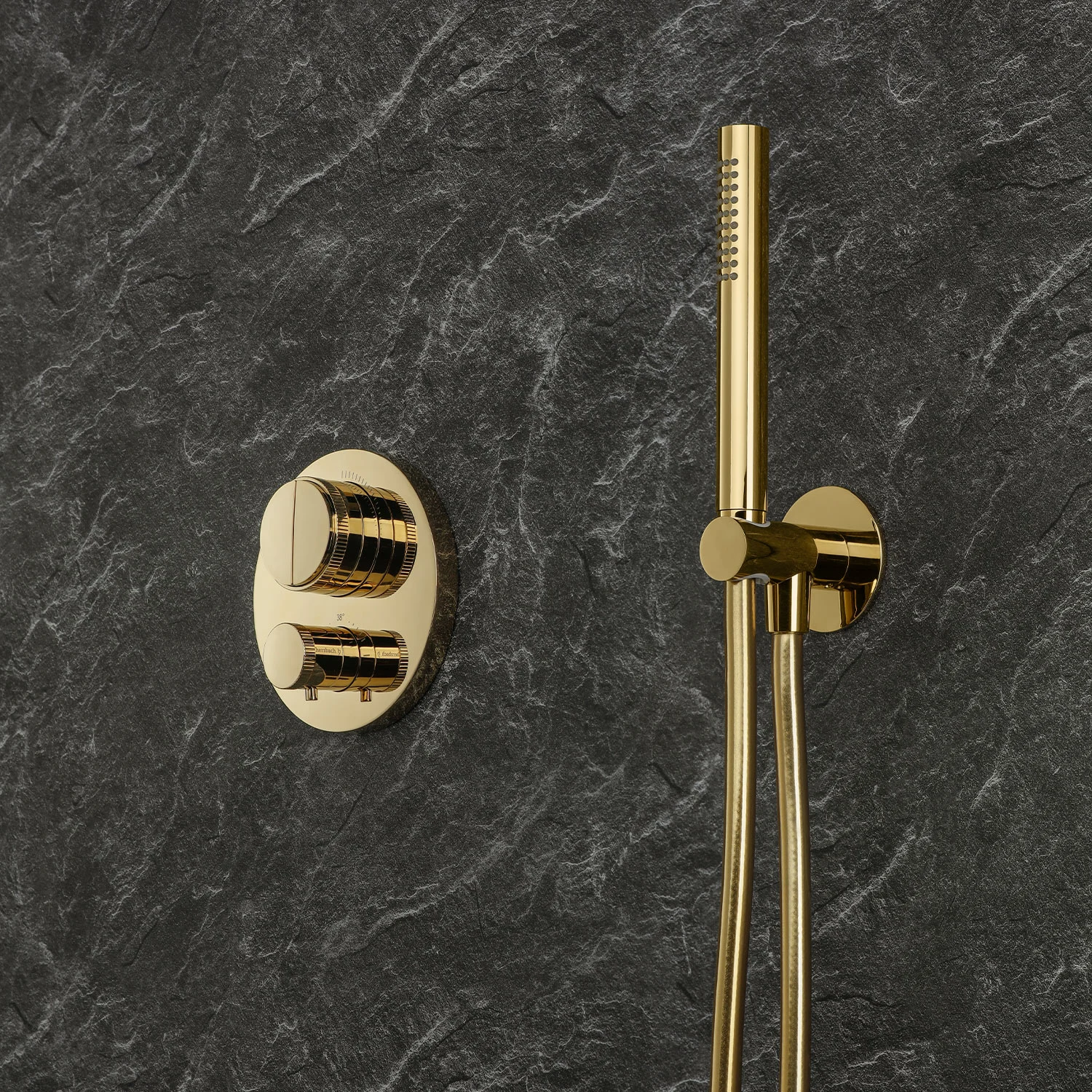 Herzbach LIVING SPA Brauseset mit Brausehalter und Stabhandbrause Bild 2