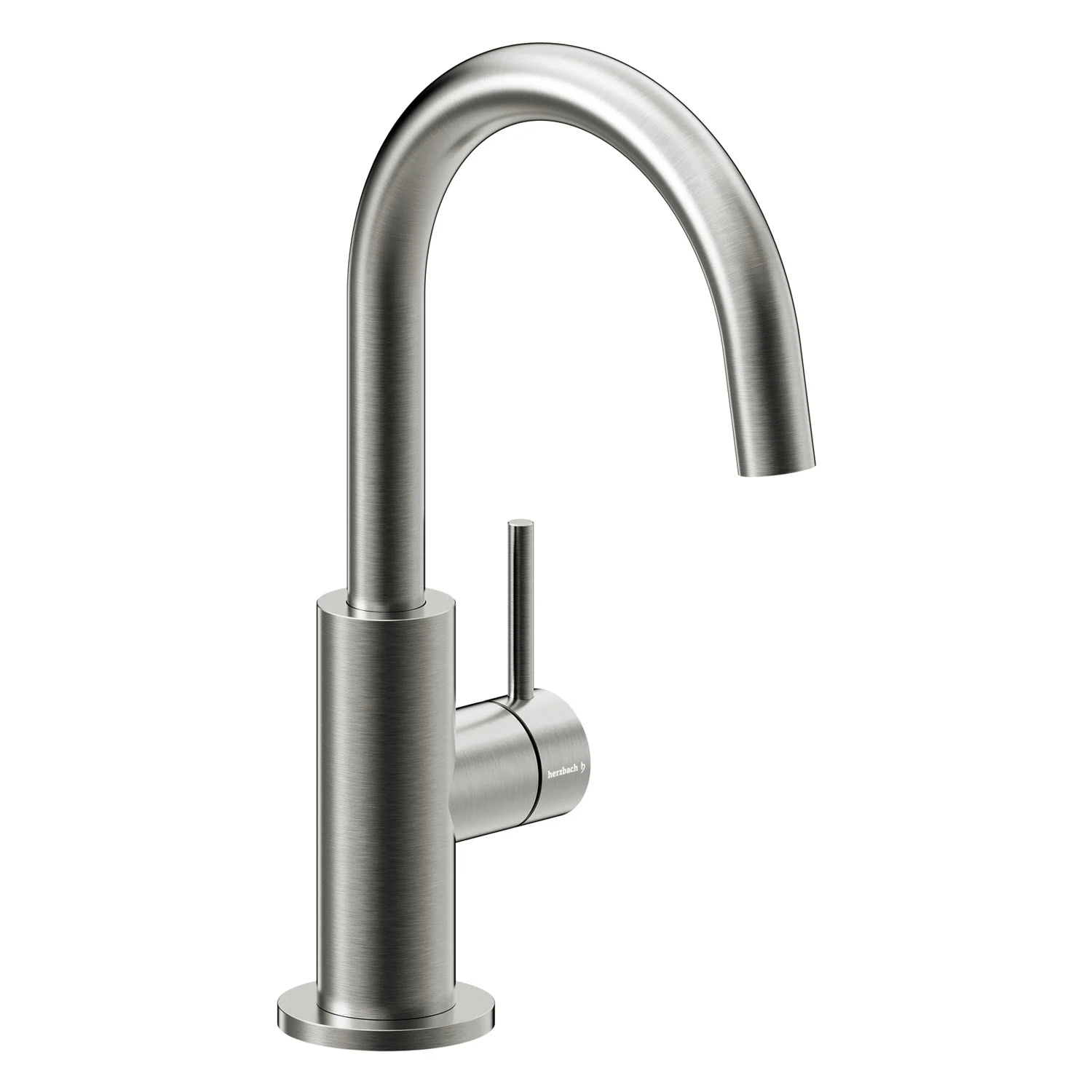 Herzbach DEEP IX Waschtischmischer Slim M-Size Griff seitlich mit PUSH-Ablaufventil