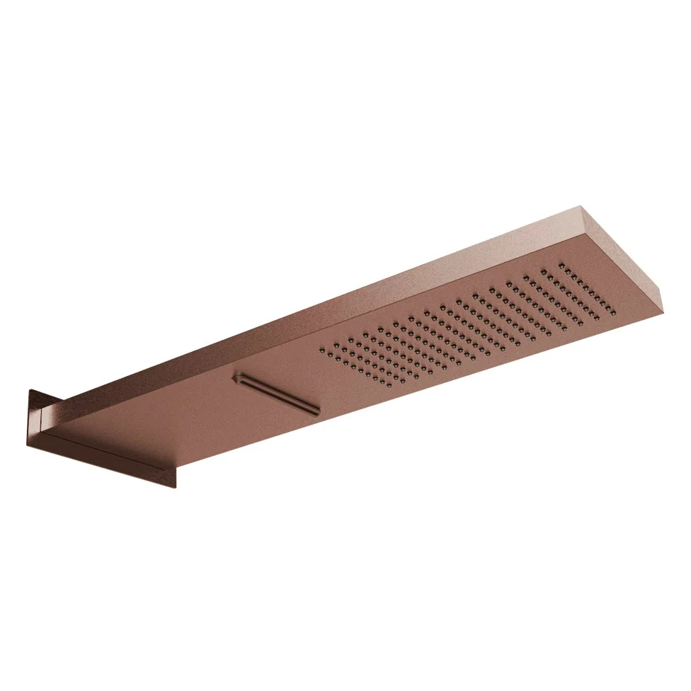 Herzbach LIVING SPA Regenbrause 53,7 x 16,5 cm Multifunktion 2, Wandmontage