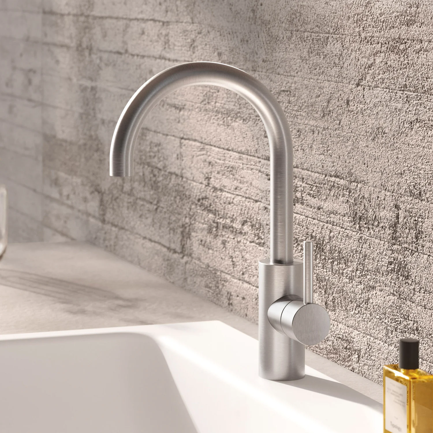 Herzbach DESIGN iX L-Size jednouchwytowa bateria umywalkowa bez zestawu odpływowego