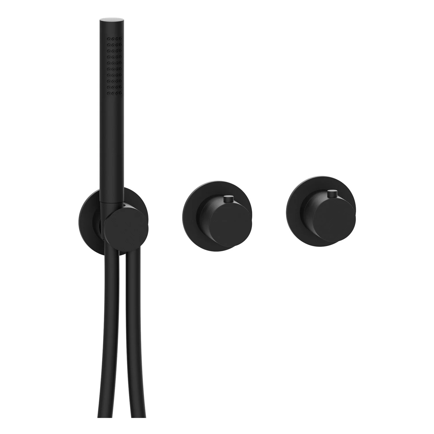 Herzbach MODUL7 BLACK Thermostat Farbset für 2/3 Verbraucher