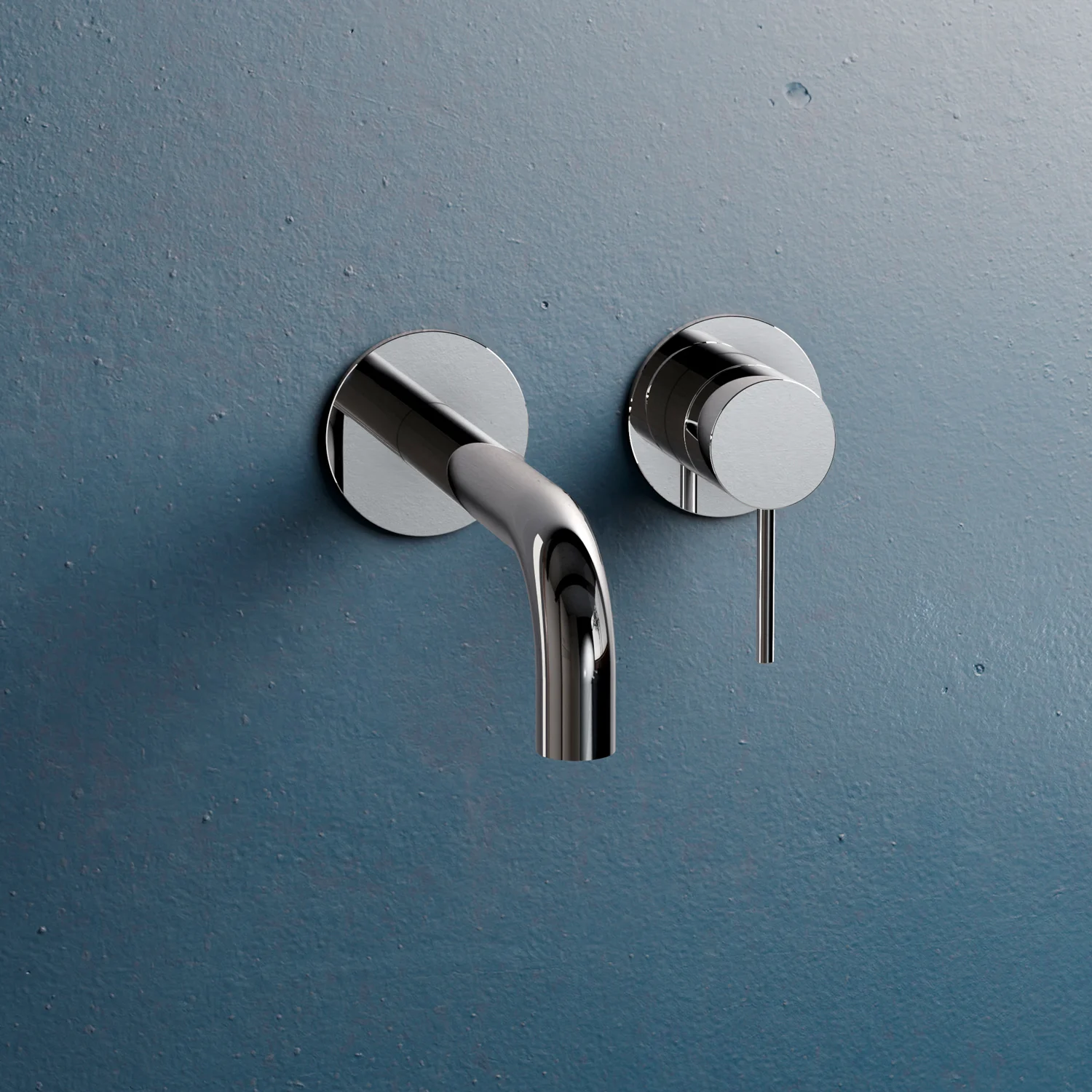 Herzbach MODUL7 Waschtisch-Wandbatterie Farbset Ausladung 16 cm