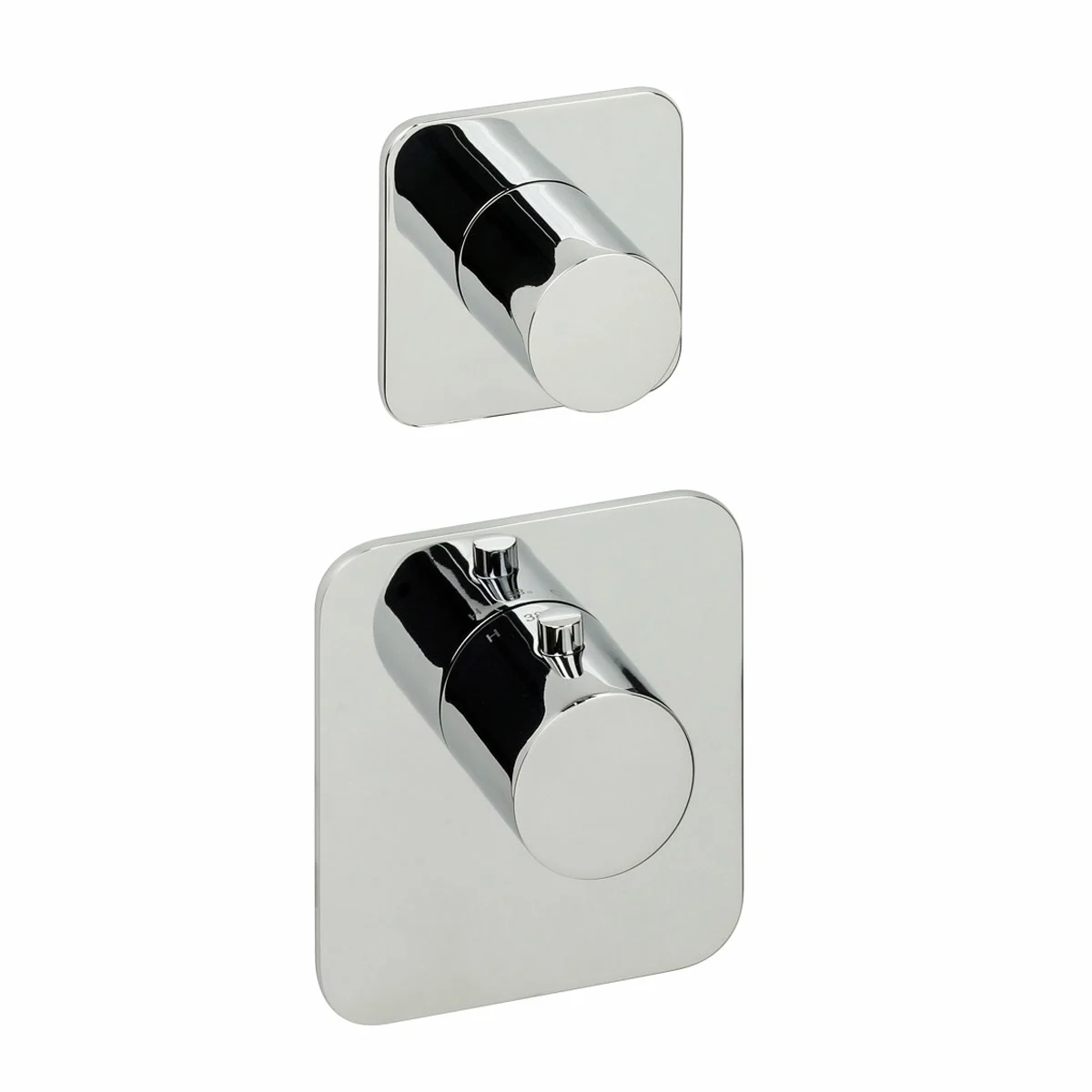 Herzbach LOGIC XL 1 Thermostat-Farbset 2 Blenden und 2 Griffe
