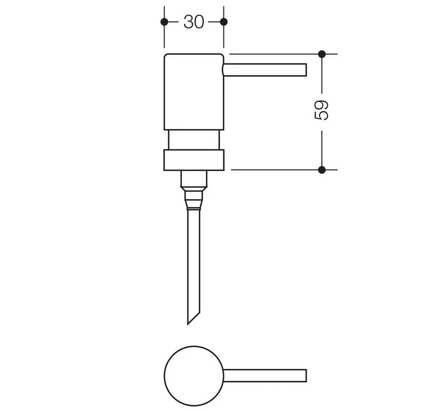 HEWI Ersatz-Pumpenkopf für System 162 und 900 Bild 2