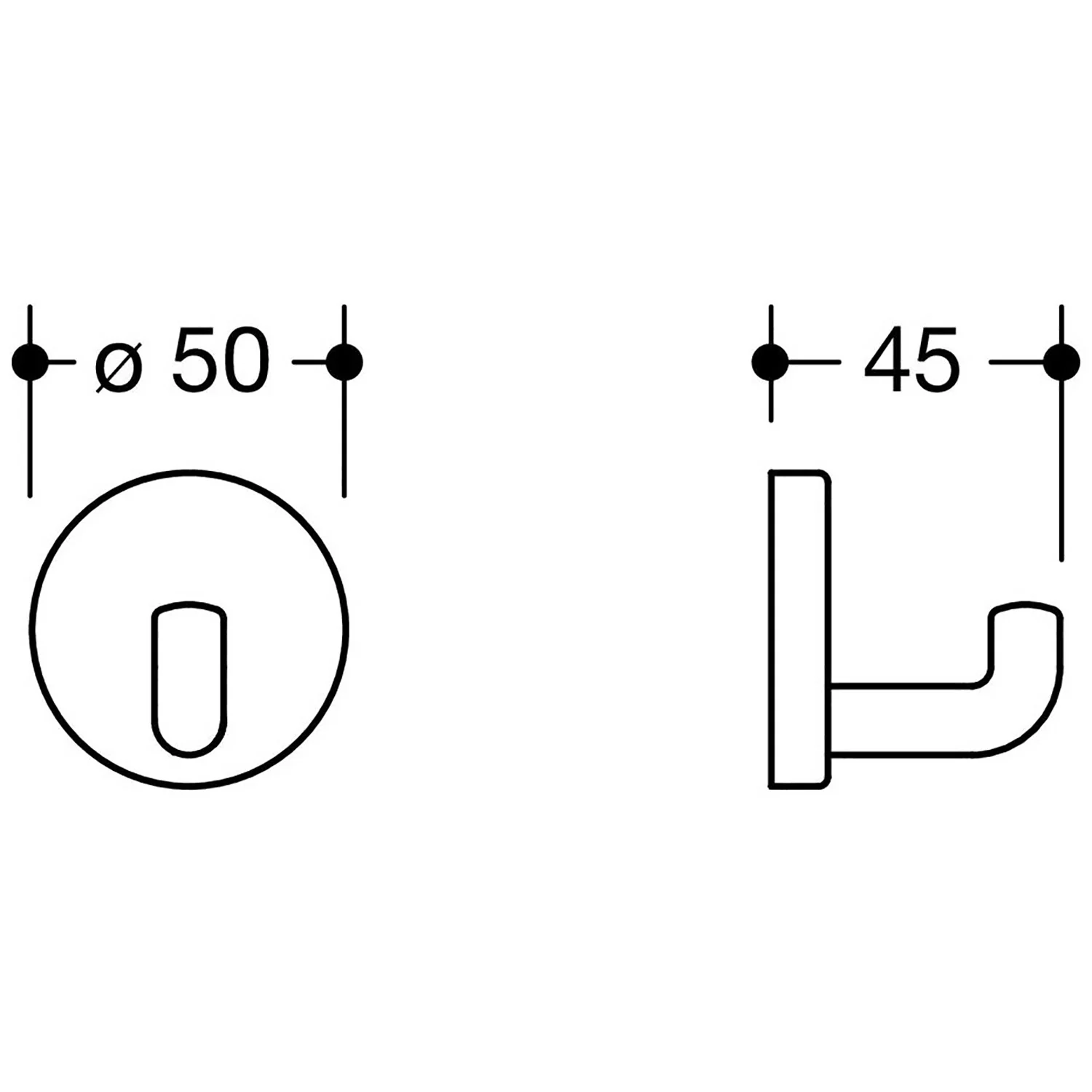 HEWI Serie 477/801 Einzelhaken Bild 3