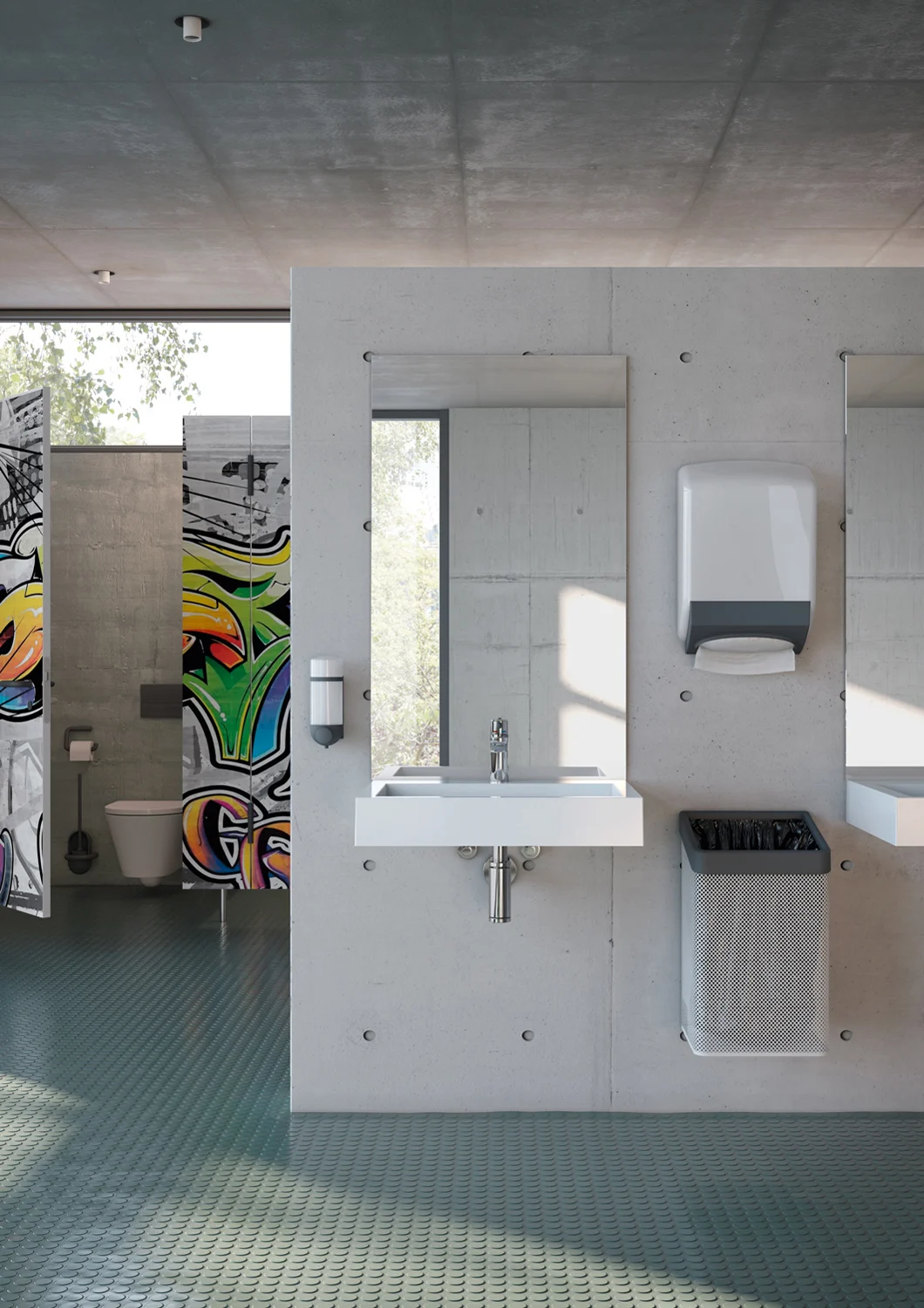 HEWI Serie 477/801 Papierhandtuchspender Bild 2