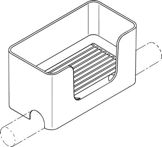 HEWI Serie 802 LifeSystem Ablagebox aus Polyamid Bild 2