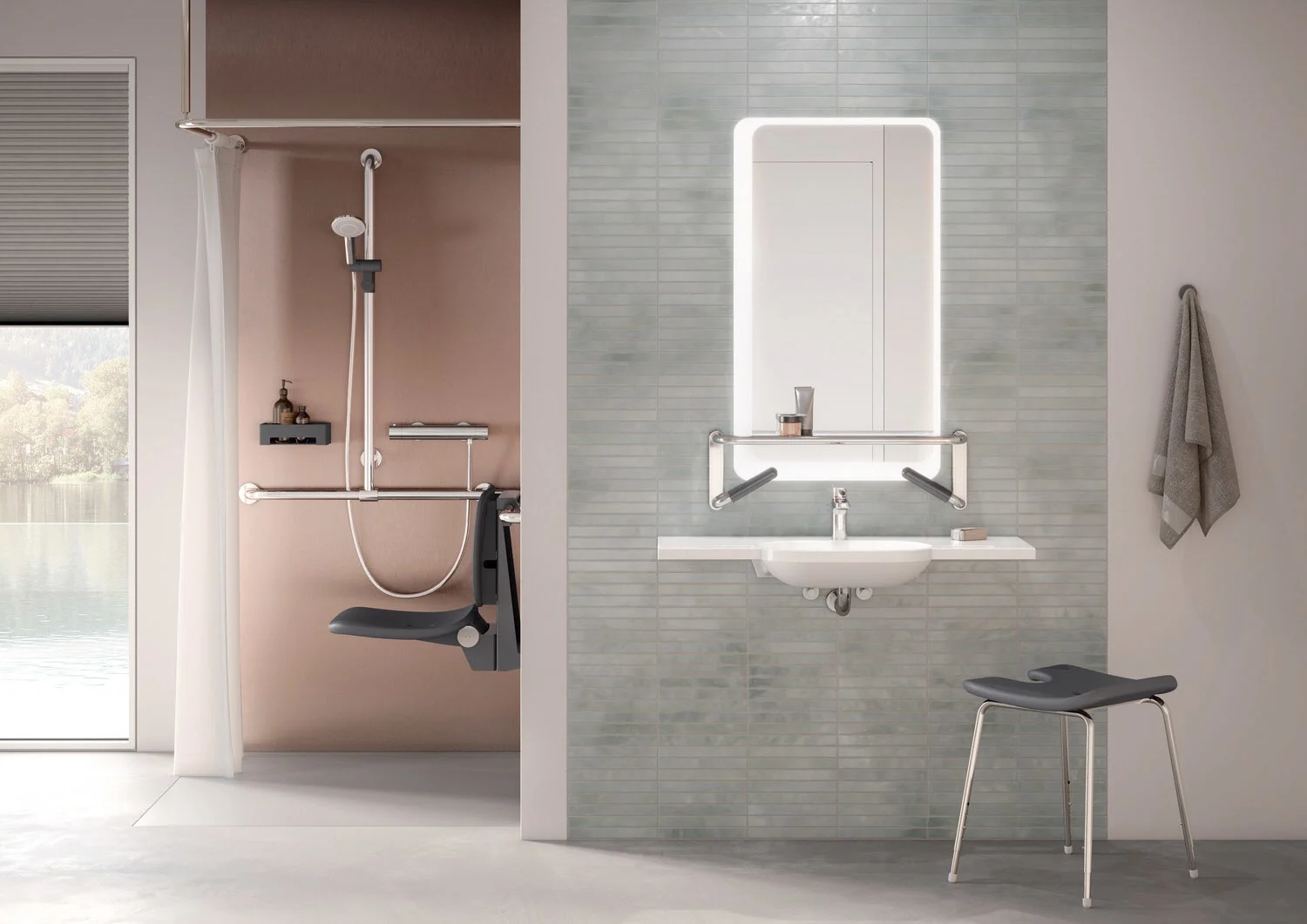 HEWI Serie 802 LifeSystem Einhängesitz Premium Bild 2