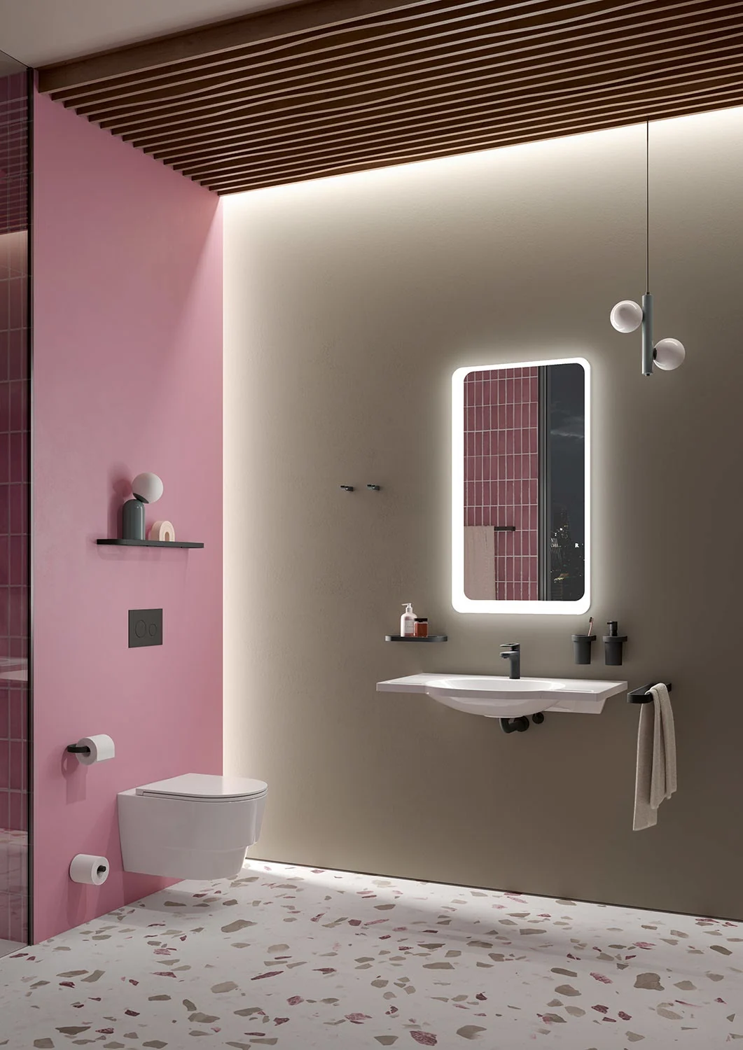 HEWI System 800 WC-Bürstengarnitur aus Polyamid mit Halter Bild 6