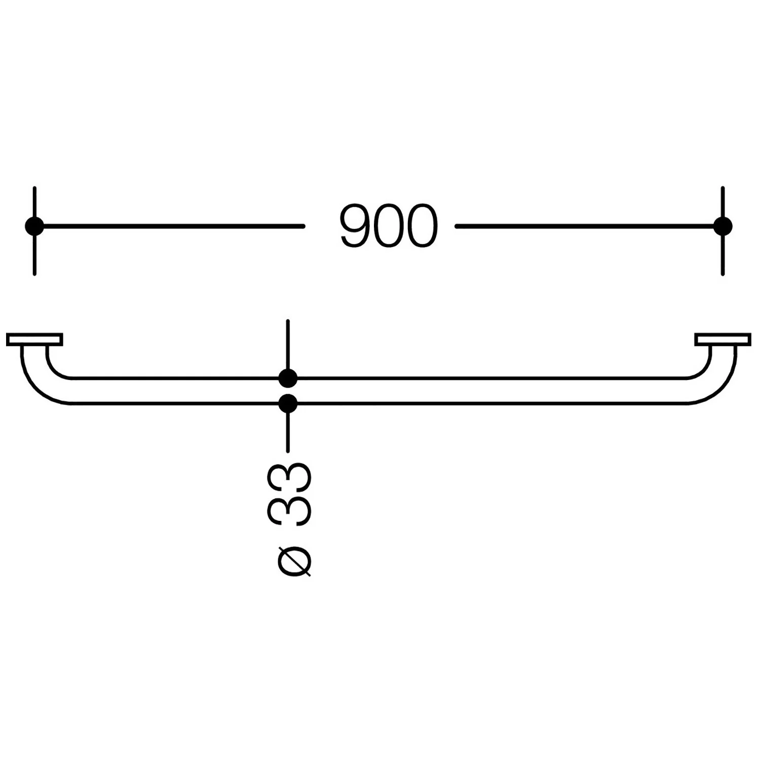 HEWI Serie 805 Classic Haltegriff Bild 2