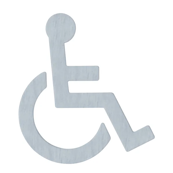 Symbol wózka inwalidzkiego na białym tle, Hewi