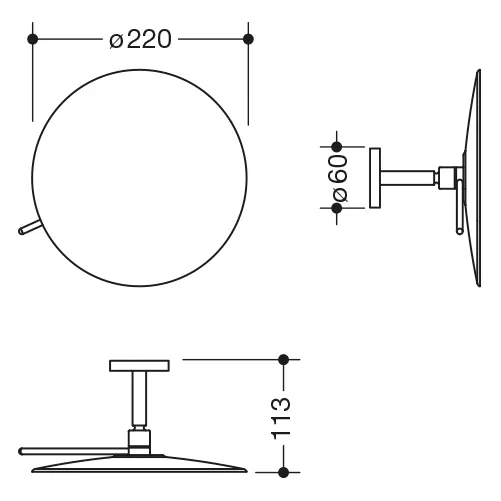 HEWI System 900 Kosmetikspiegel Bild 5