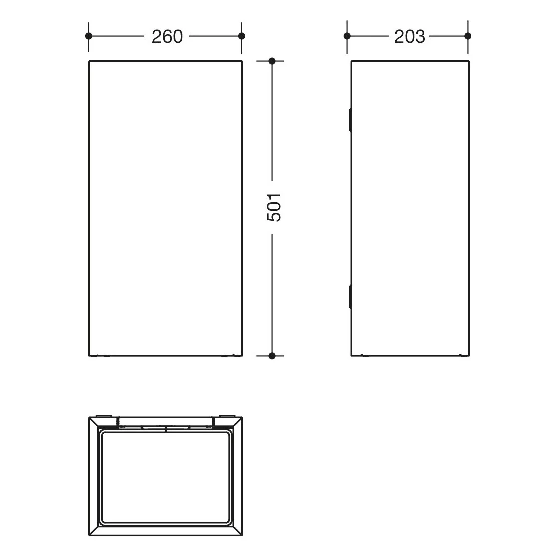 HEWI System 900 Papierabfallbehälter Bild 2