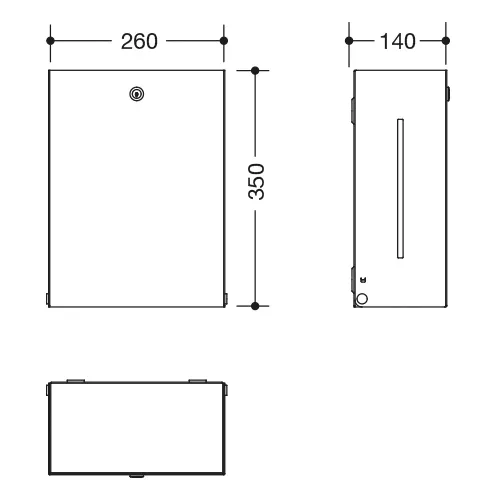 HEWI System 900 Papierhandtuchspender Bild 3