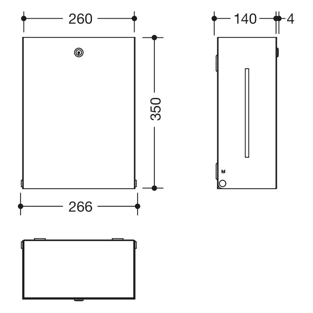 HEWI System 900 Papierhandtuchspender Bild 2