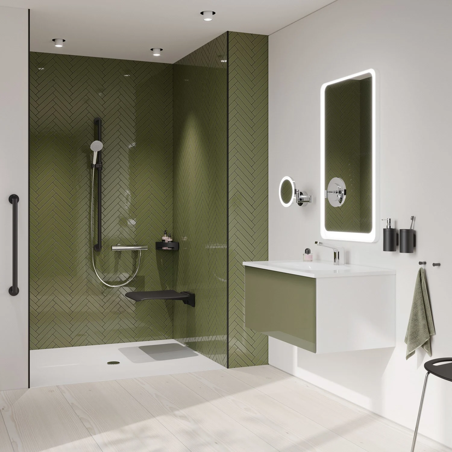 HEWI System 900 Seifenspender mit Halter Bild 3