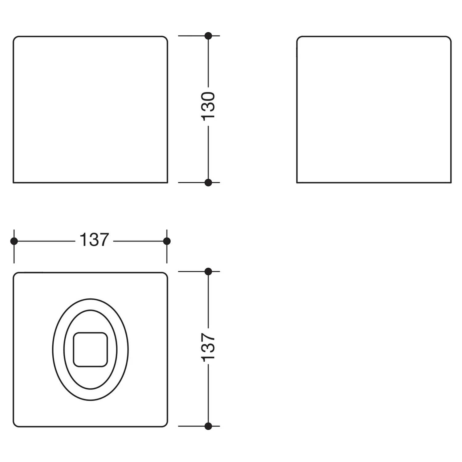 HEWI System 900 Kosmetiktuchspender, Würfel Bild 3