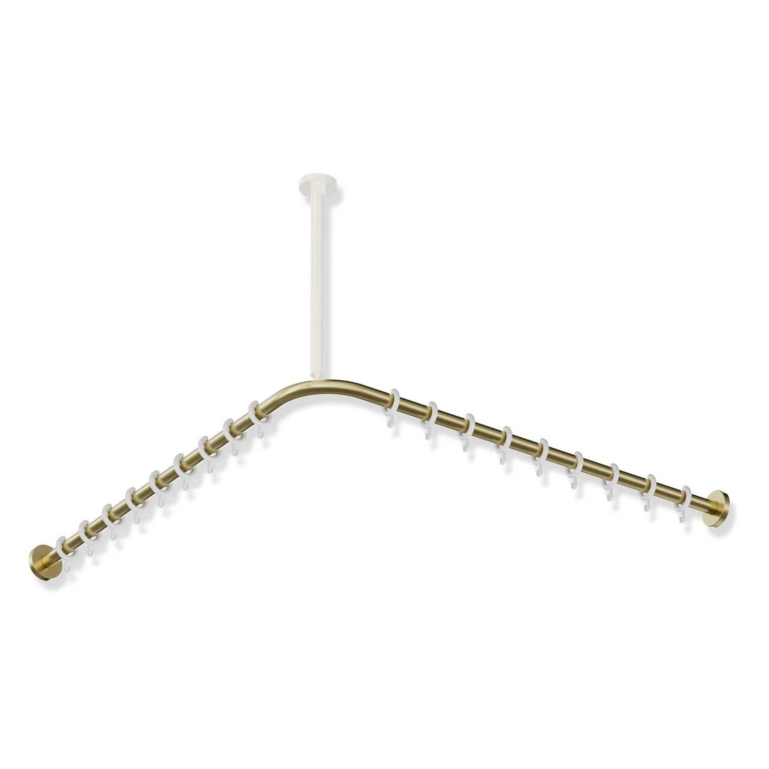 HEWI System 900 Vorhangstange für Duschwanne 90 x 90 cm