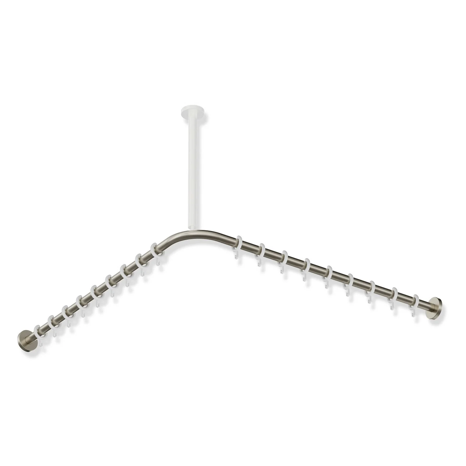 HEWI System 900 Vorhangstange für Duschwanne 90 x 90 cm