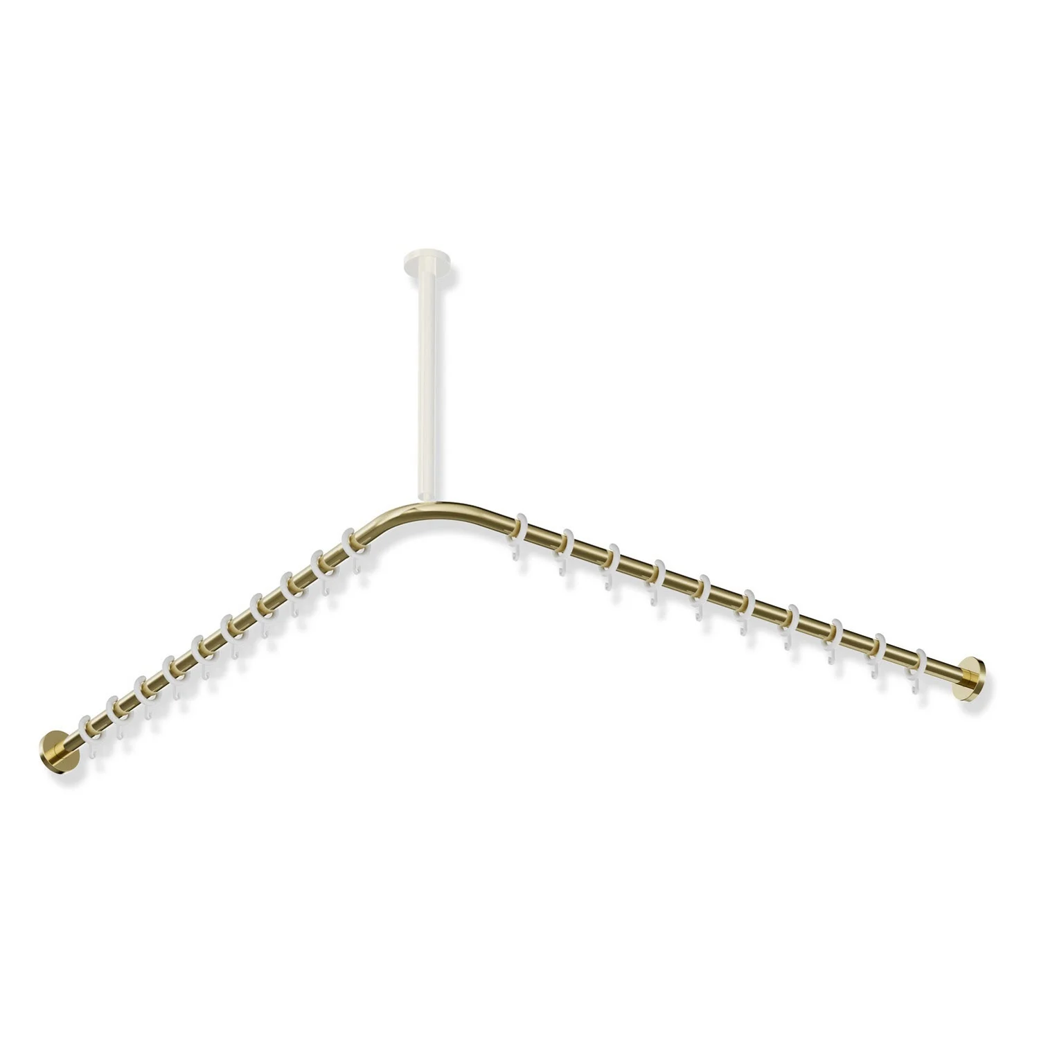 HEWI System 900 Vorhangstange für Duschwanne 100 x 100 cm