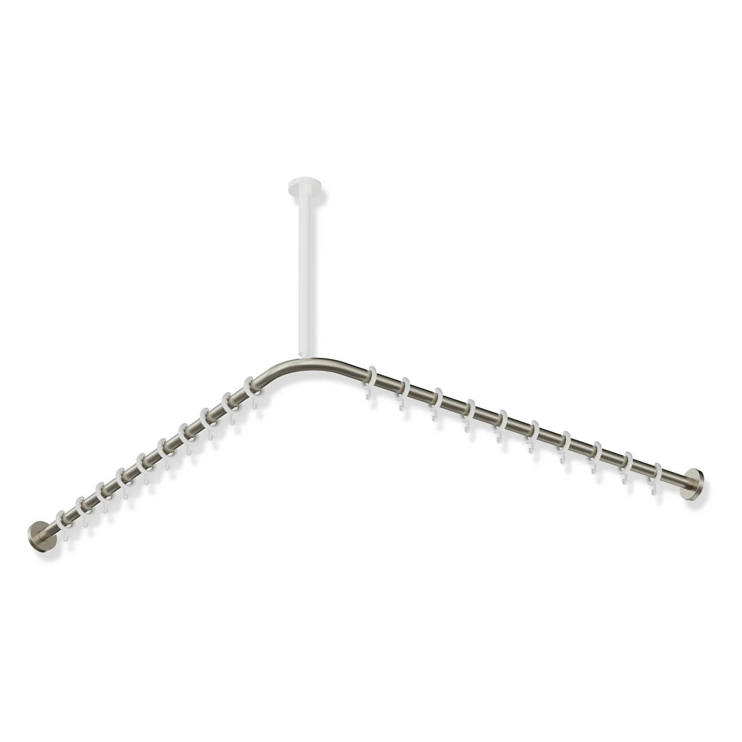 HEWI System 900 Vorhangstange für Duschwanne 100 x 100 cm