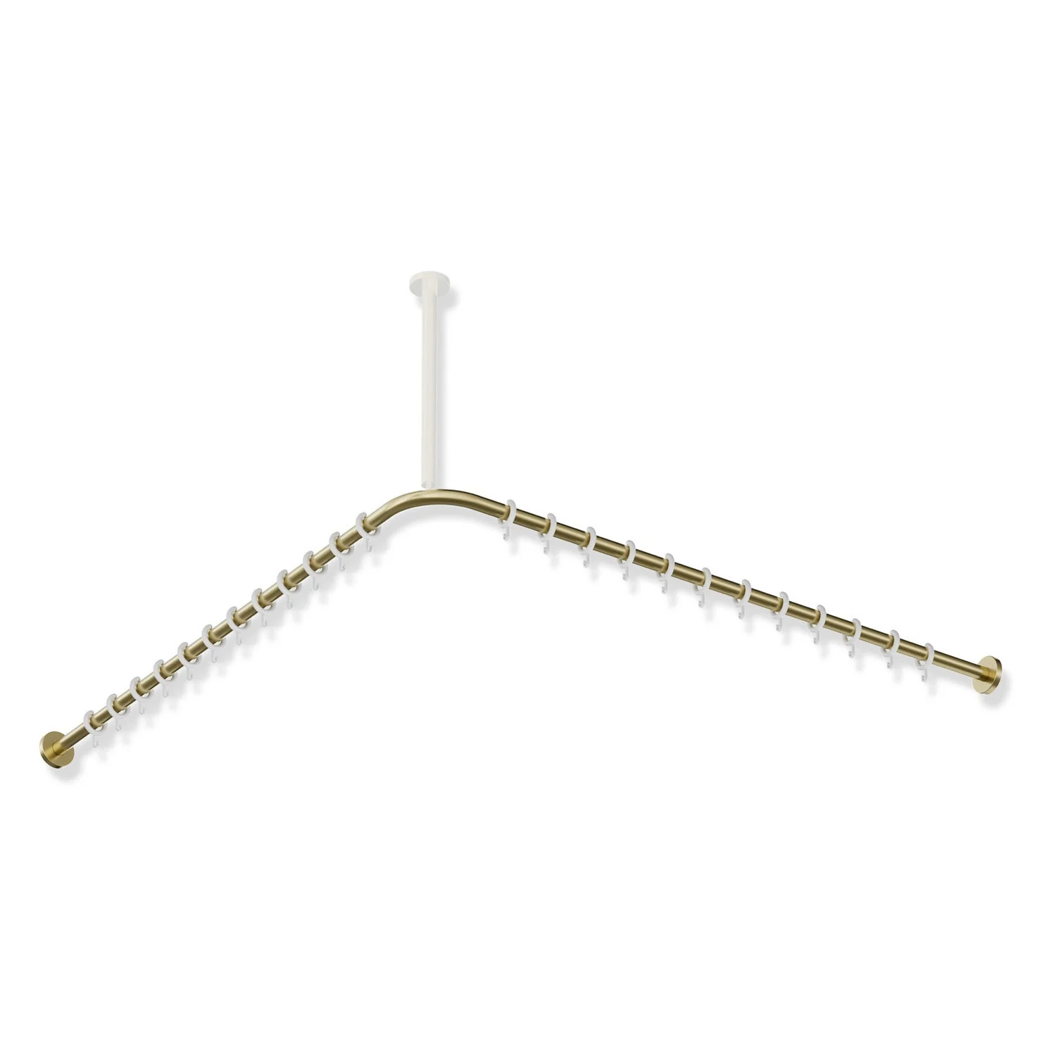HEWI System 900 Vorhangstange für Duschwanne 120 x 120 cm