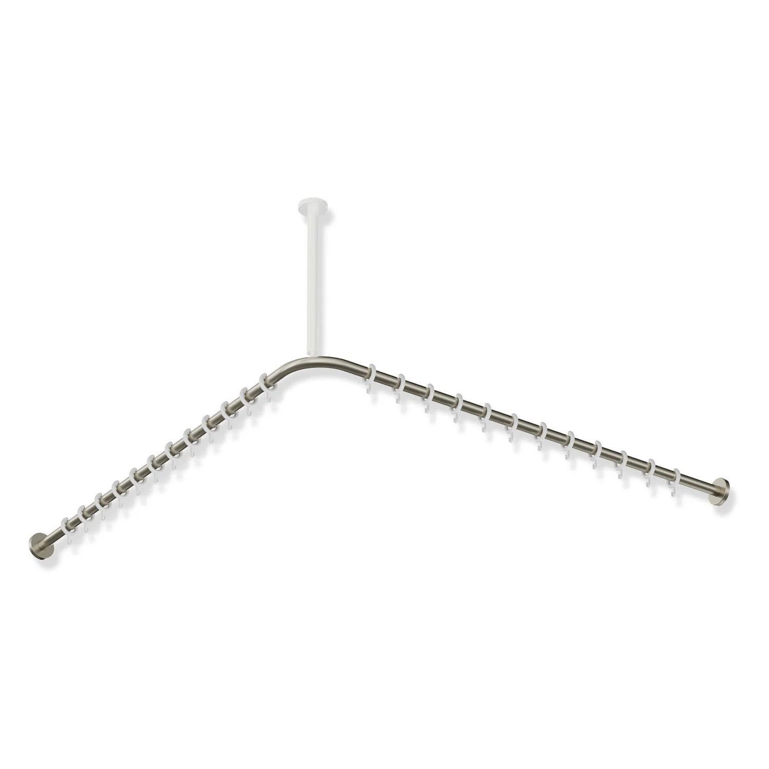 HEWI System 900 Vorhangstange für Duschwanne 120 x 120 cm