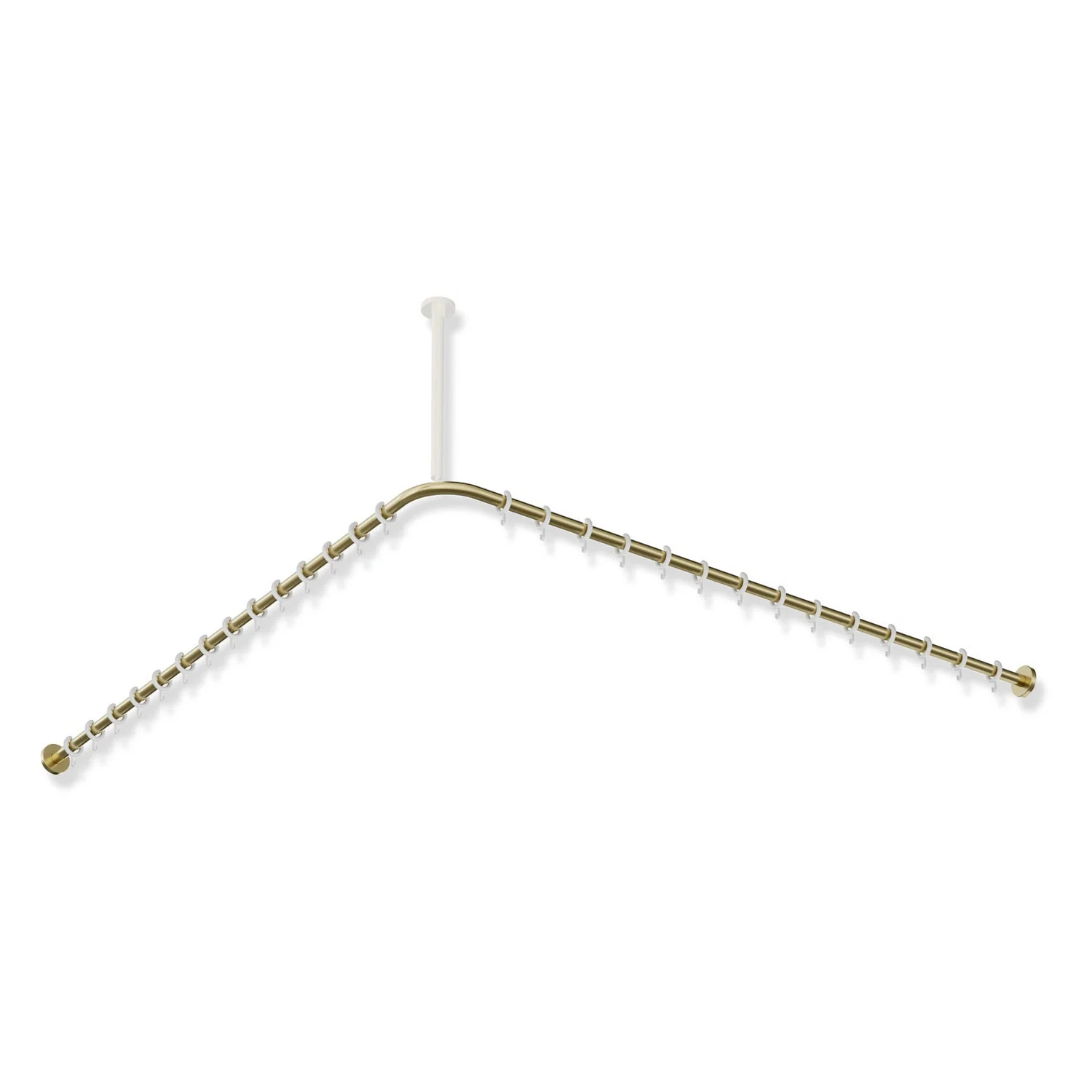HEWI System 900 Vorhangstange für Duschwanne 150 x 150 cm
